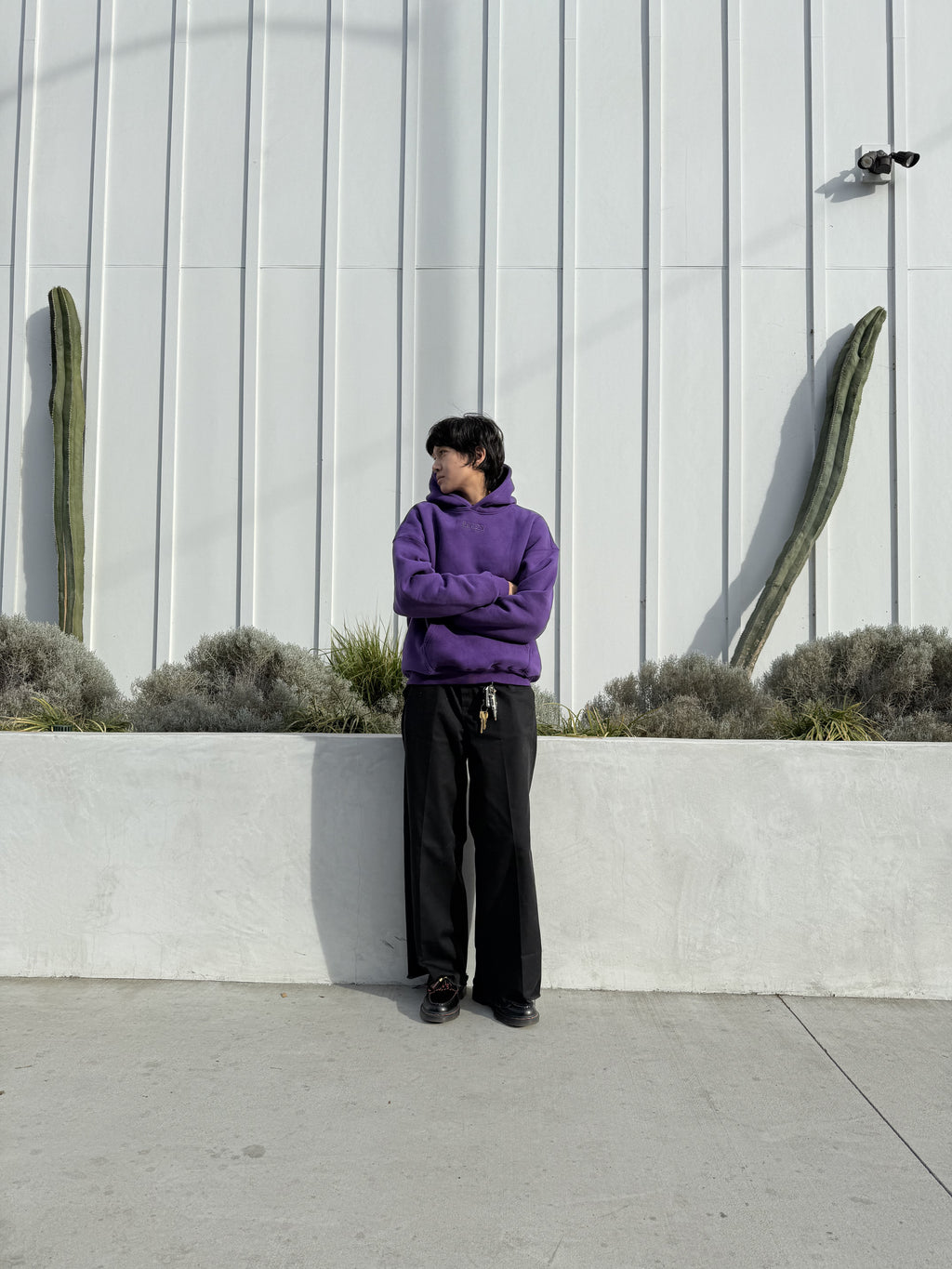 Purple Plain Peezy Heavyweight Hoodie