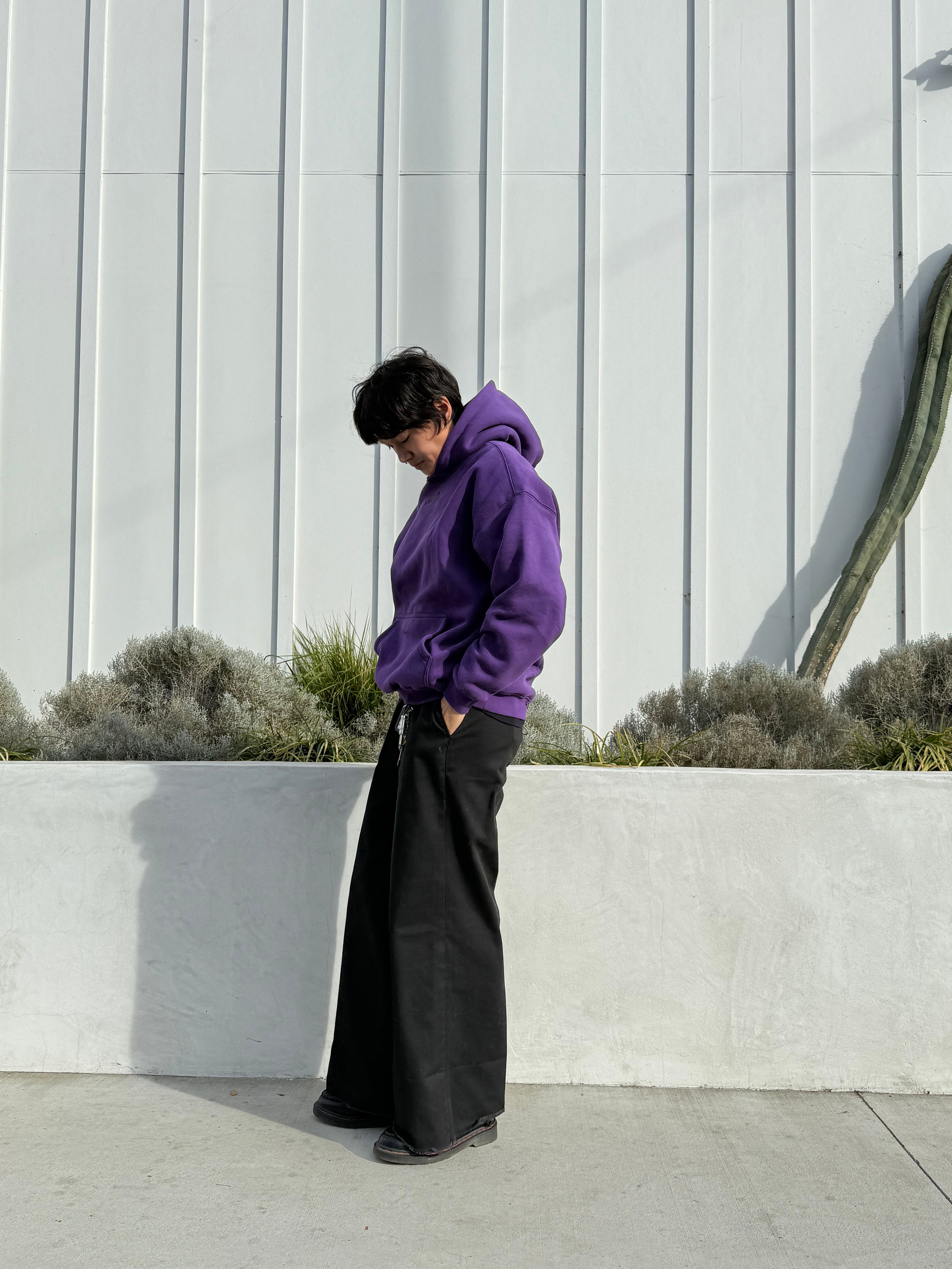 Purple Plain Peezy Heavyweight Hoodie