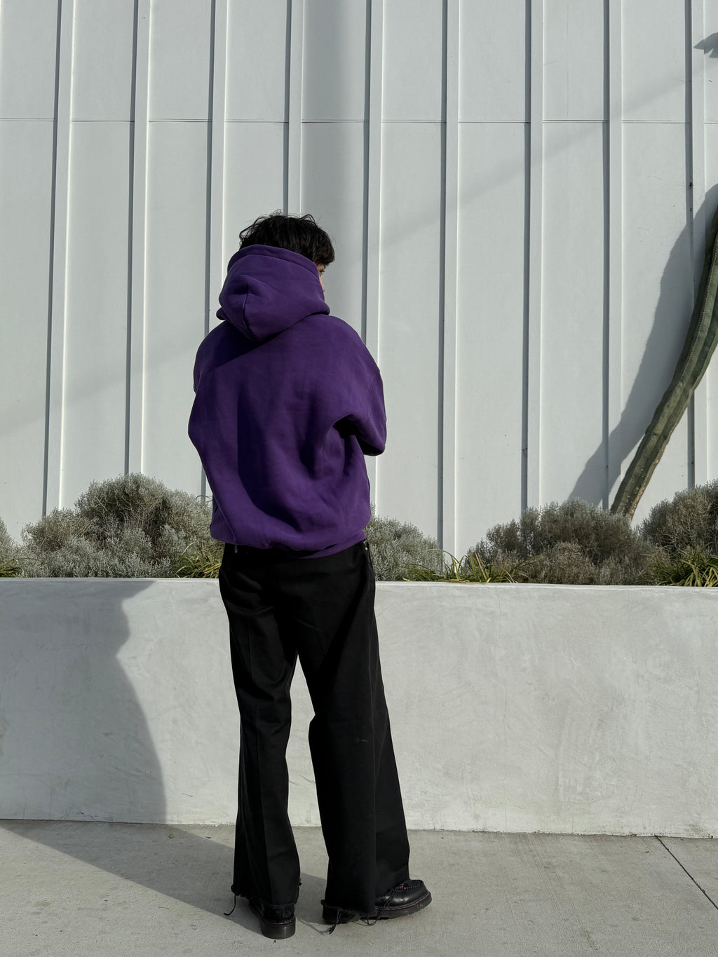 Purple Plain Peezy Heavyweight Hoodie